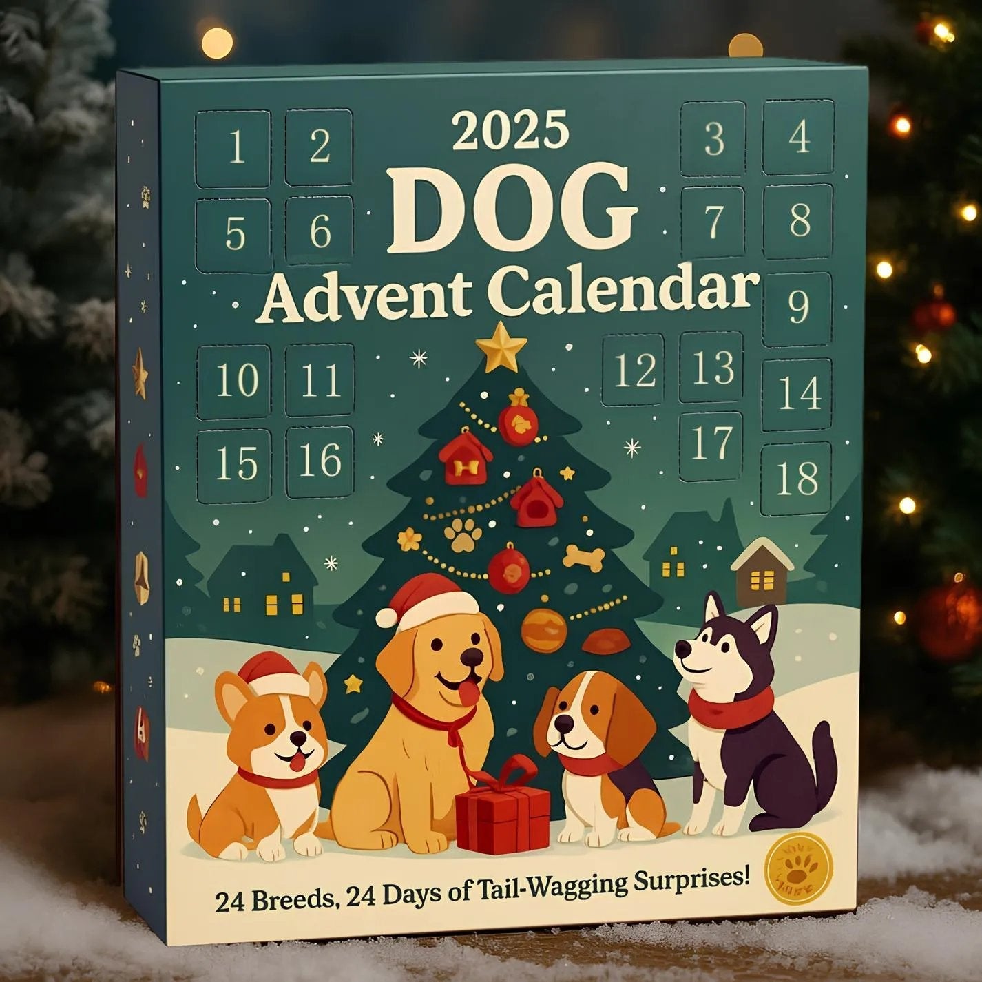 đ„Sista dagen 49 % rabatt â Adventskalender för hundar 2025đ