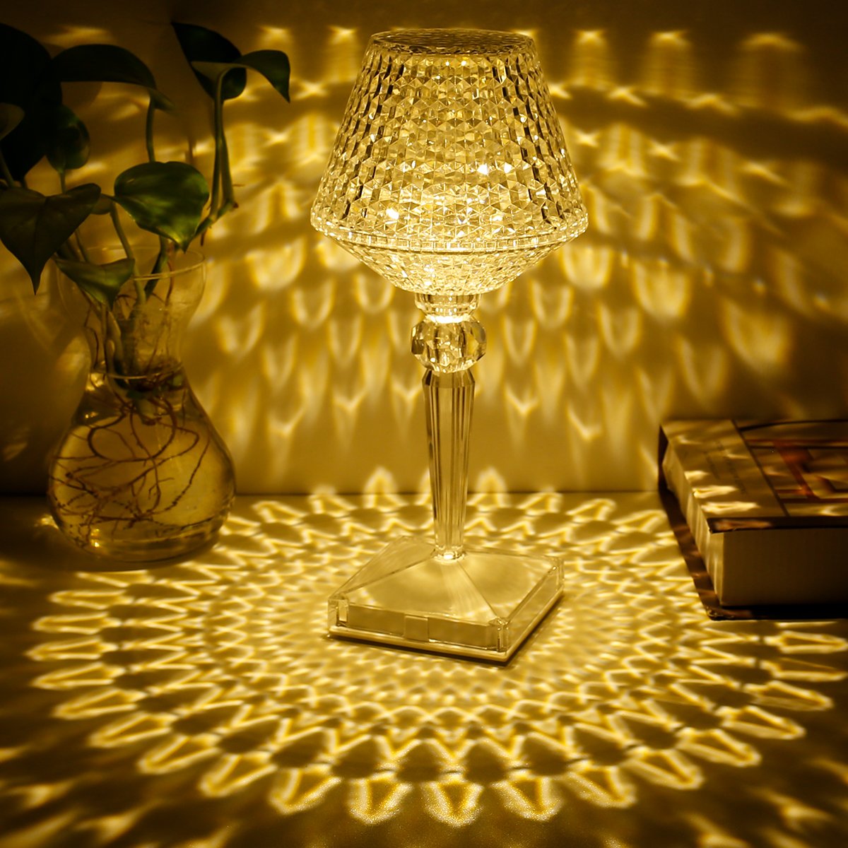 Kristall Bordslampa