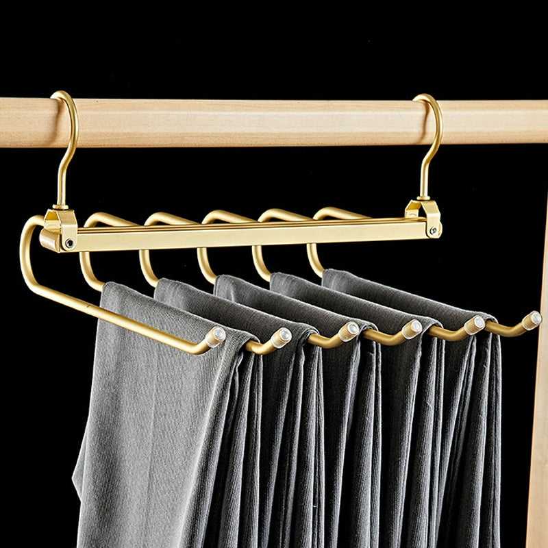 Multifunktionellt Hopfällbart Byxställ/Multifunctional Folding Pants Rack