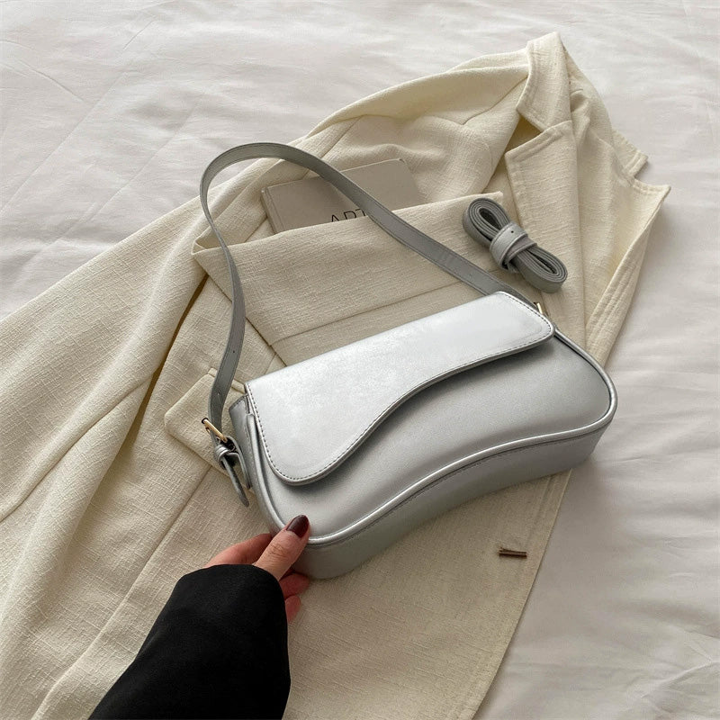 Fransk liten axelväska · Den senaste trenden 💼✨