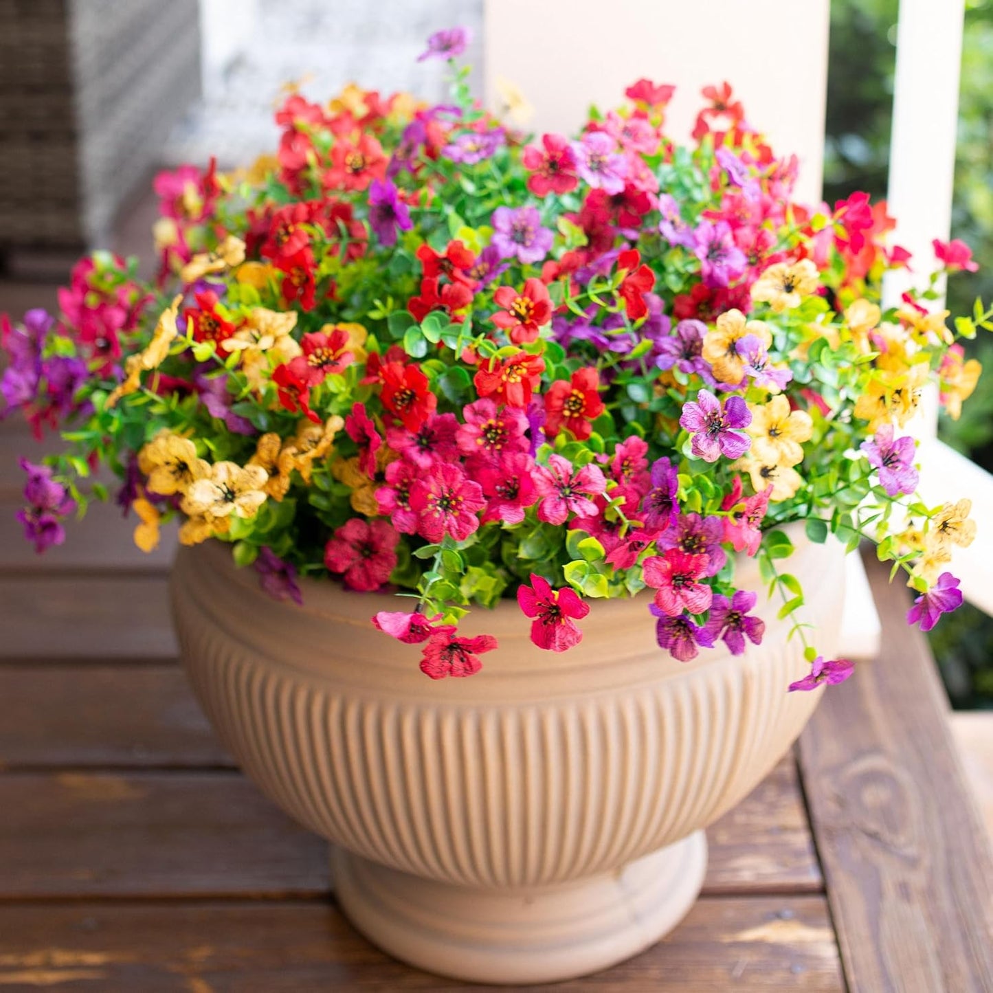 đșUV-resistent fĂ€rgglad konstgjord blommađ