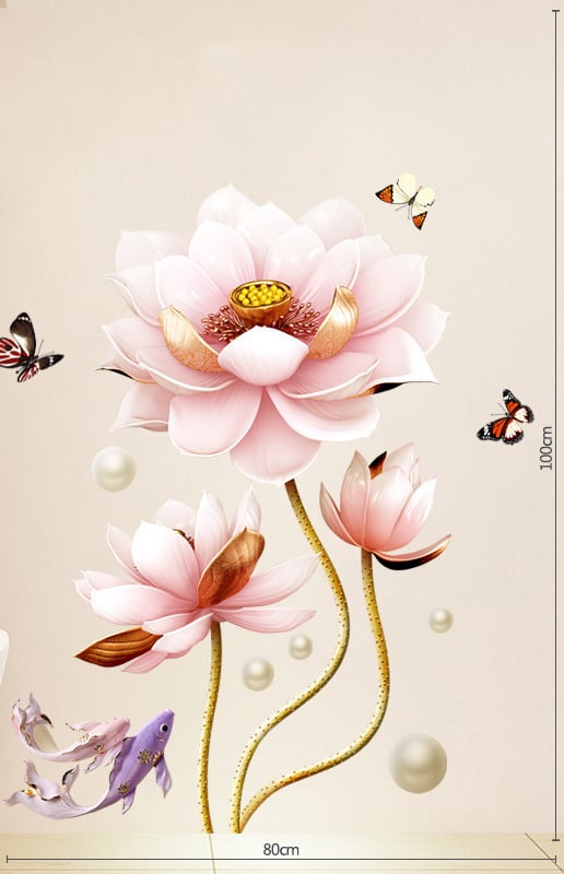 đ„Last Day Promotion 49% RABATTđ„Blomster vĂ€ggdekal tapet