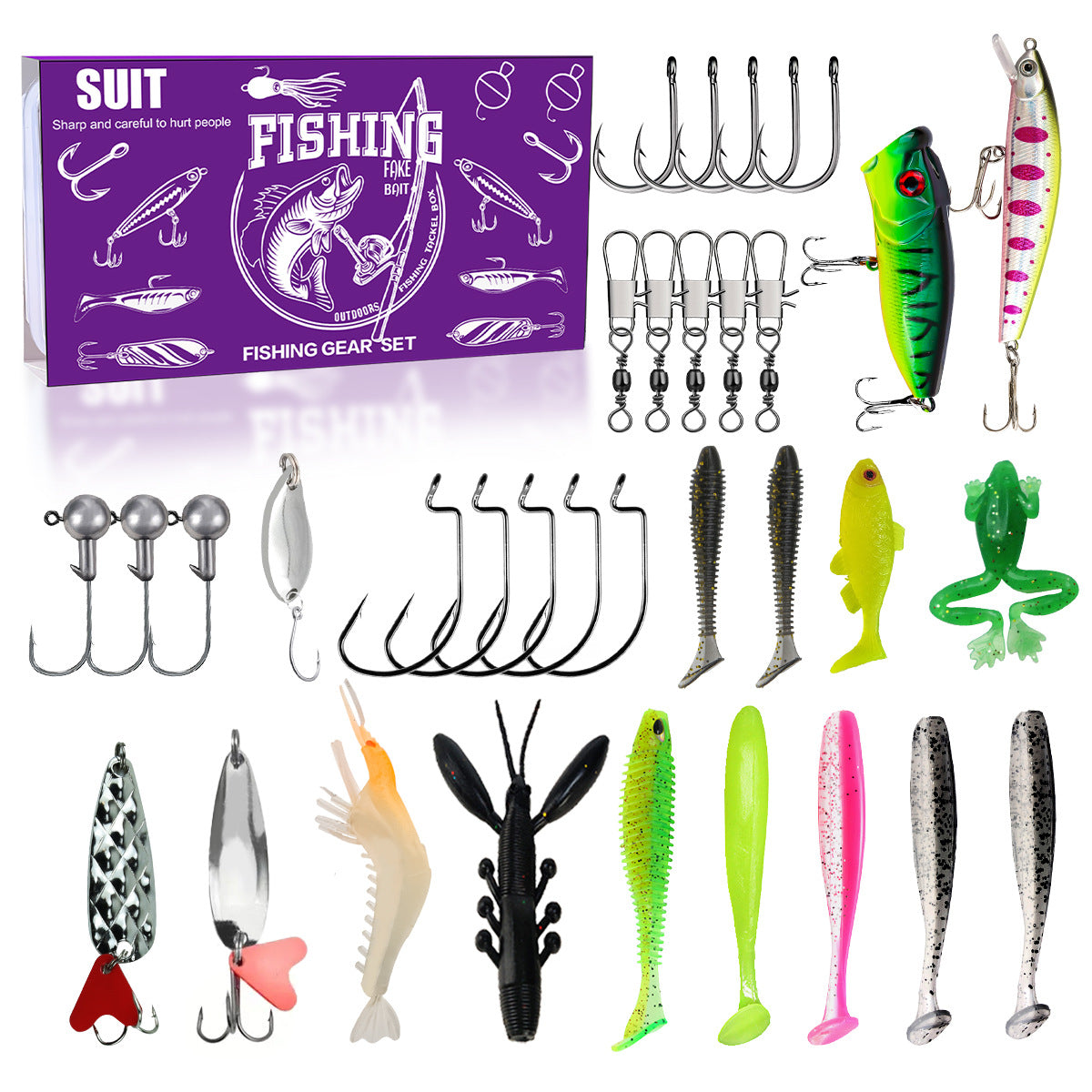 Julkalender för bete och dragfiske, presentask 🎣🎄