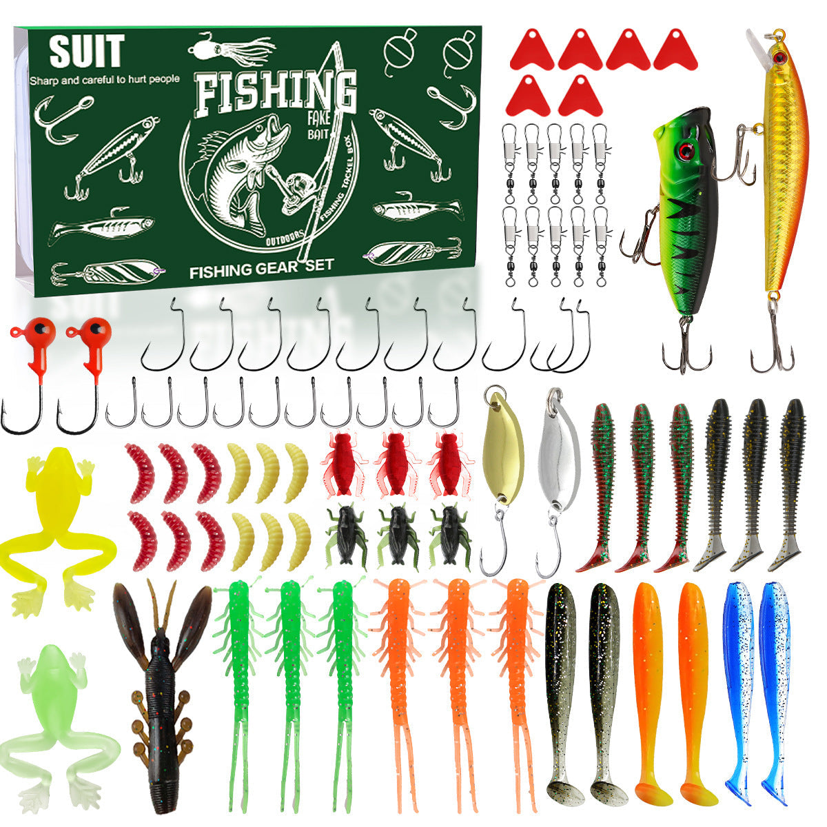 Julkalender för bete och dragfiske, presentask 🎣🎄
