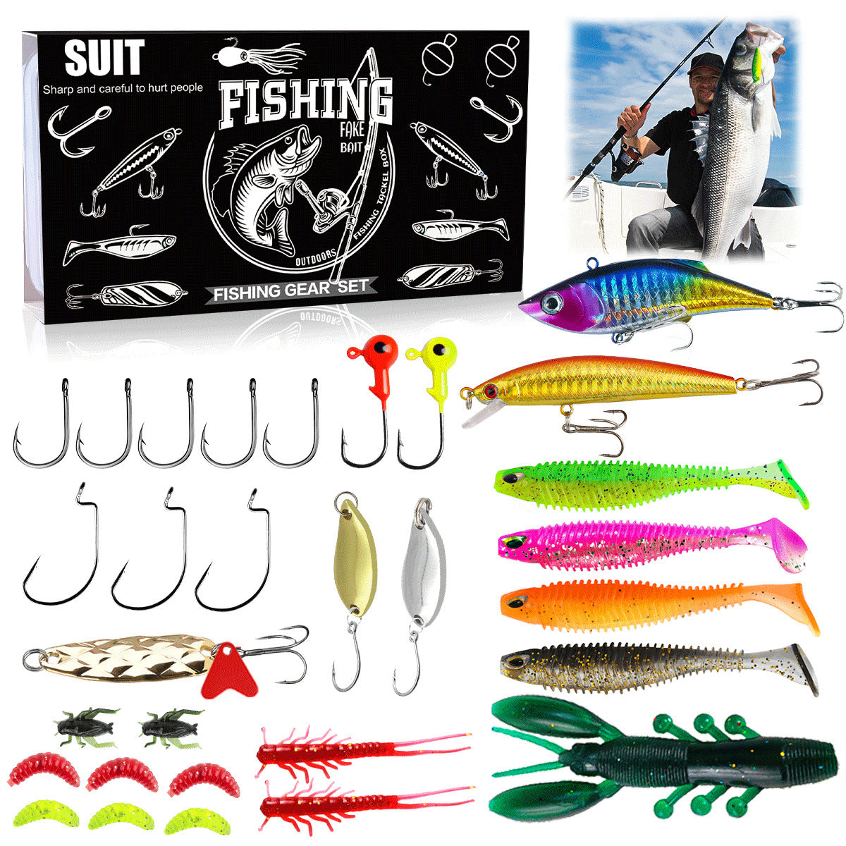 Julkalender för bete och dragfiske, presentask 🎣🎄