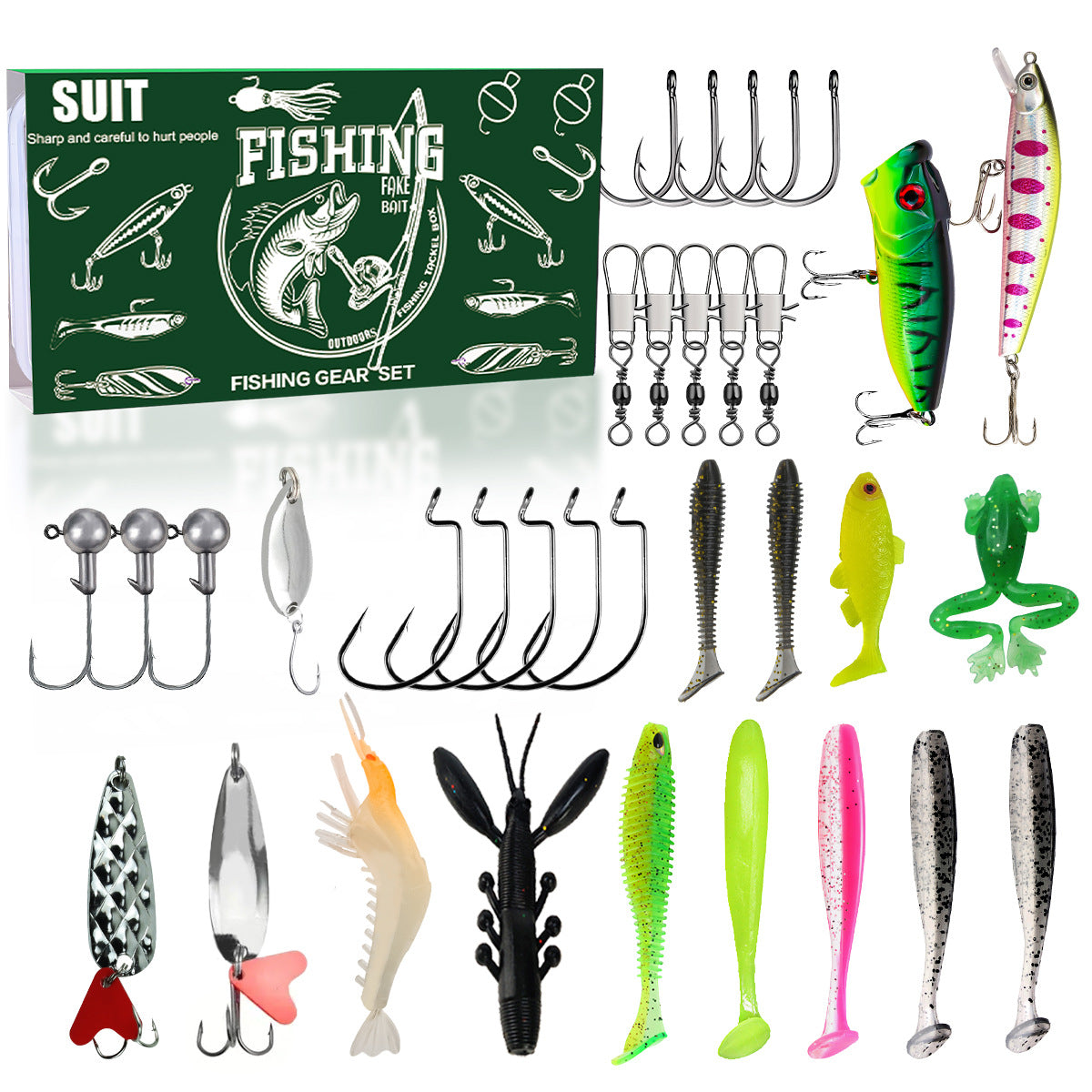 Julkalender för bete och dragfiske, presentask 🎣🎄