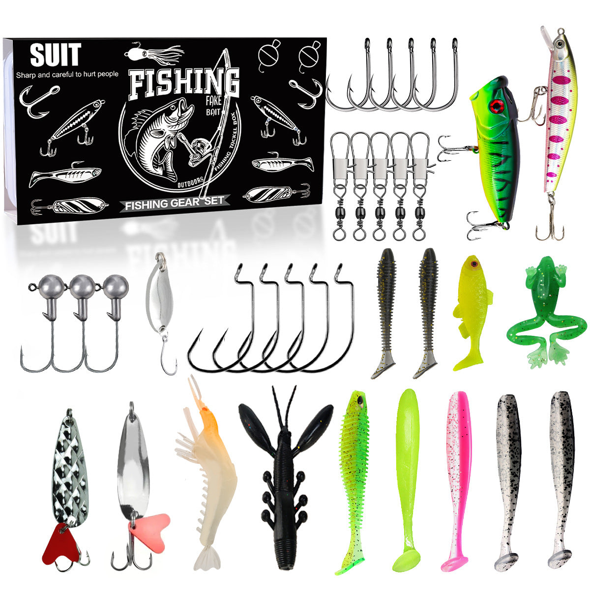 Julkalender för bete och dragfiske, presentask 🎣🎄