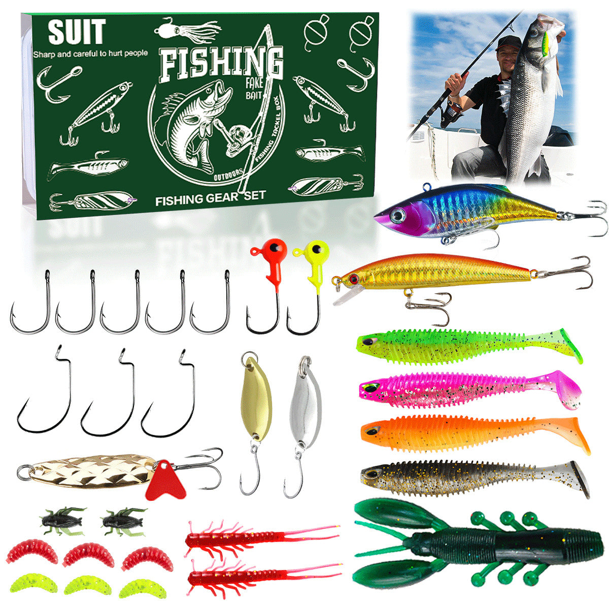 Julkalender för bete och dragfiske, presentask 🎣🎄