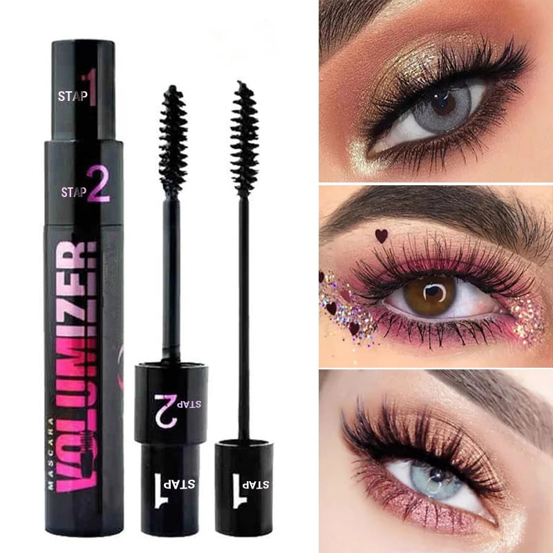 Långa, tjocka fransar Duo Mascara