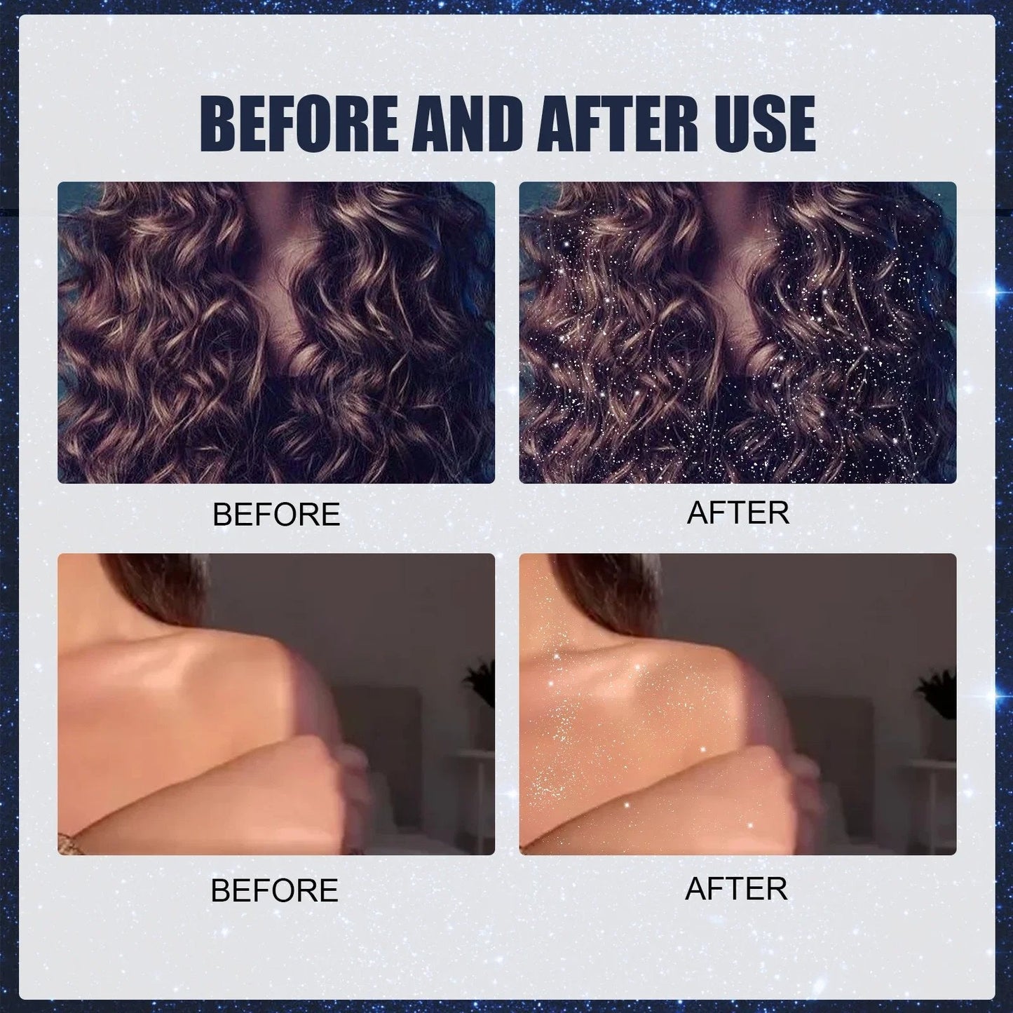 đ„Hot SaleđVattentĂ€t Glitter Spray Stage Fest HĂ„r och klĂ€der