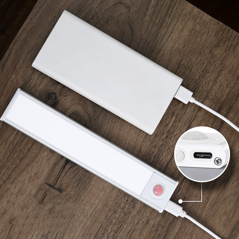 đ„Magnetisk sjĂ€lvhĂ€ftande LED-ljusremsa med smart sensor