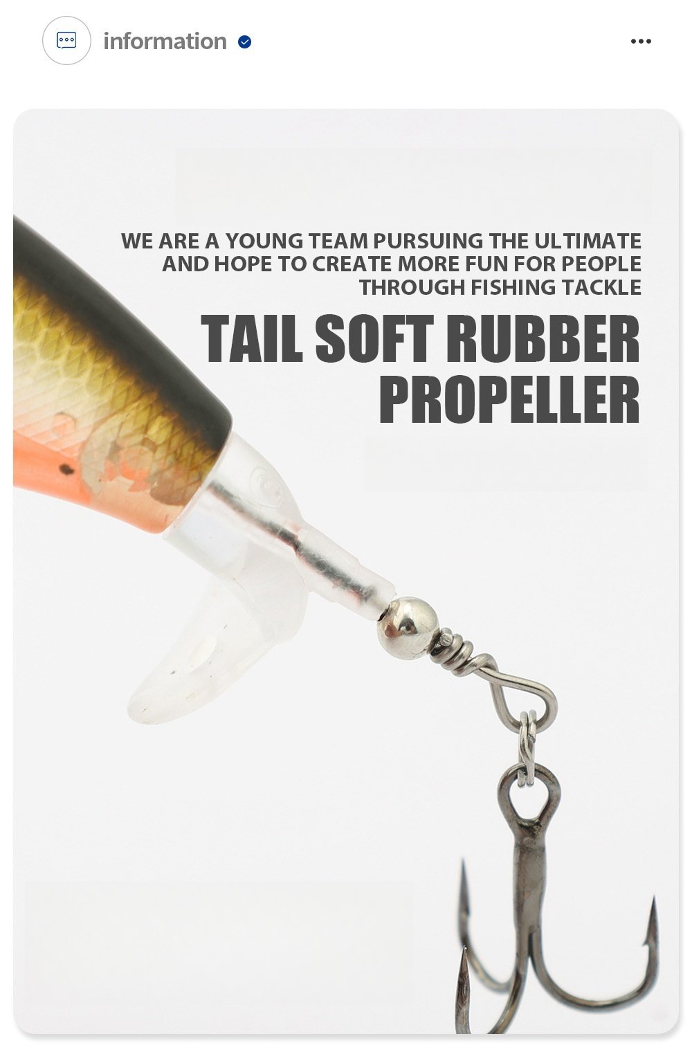 Propeller Ytbete Bionic Fiskkrok