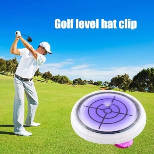 đ„(Golftrainer) Golfbalmarker Ronde dop Clip Mark met waterpasfunctie/Golf Ball Marker Round Cap Clip Mark with Spirit Level Function
