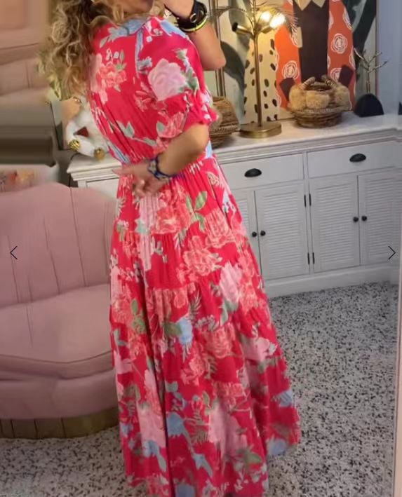 đHot Saleâł BekvĂ€ma lĂ„ngklĂ€nningar med V-hals
