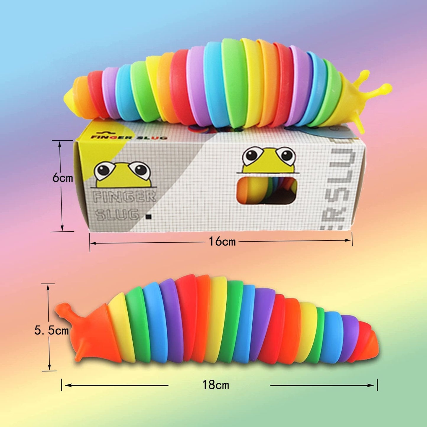 đ±3D Slug Fidget Toy för dina lurviga vĂ€nner