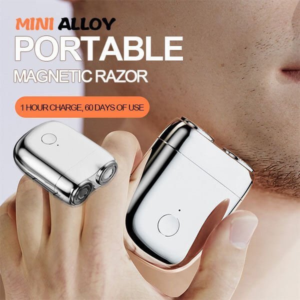 ✨HOT SALE✨ 2024 New Upgrade Pocket Shaver USB Mini Shavers for Men Rechargeable Waterproof Compact Electric Razor for Home, Car, Travel