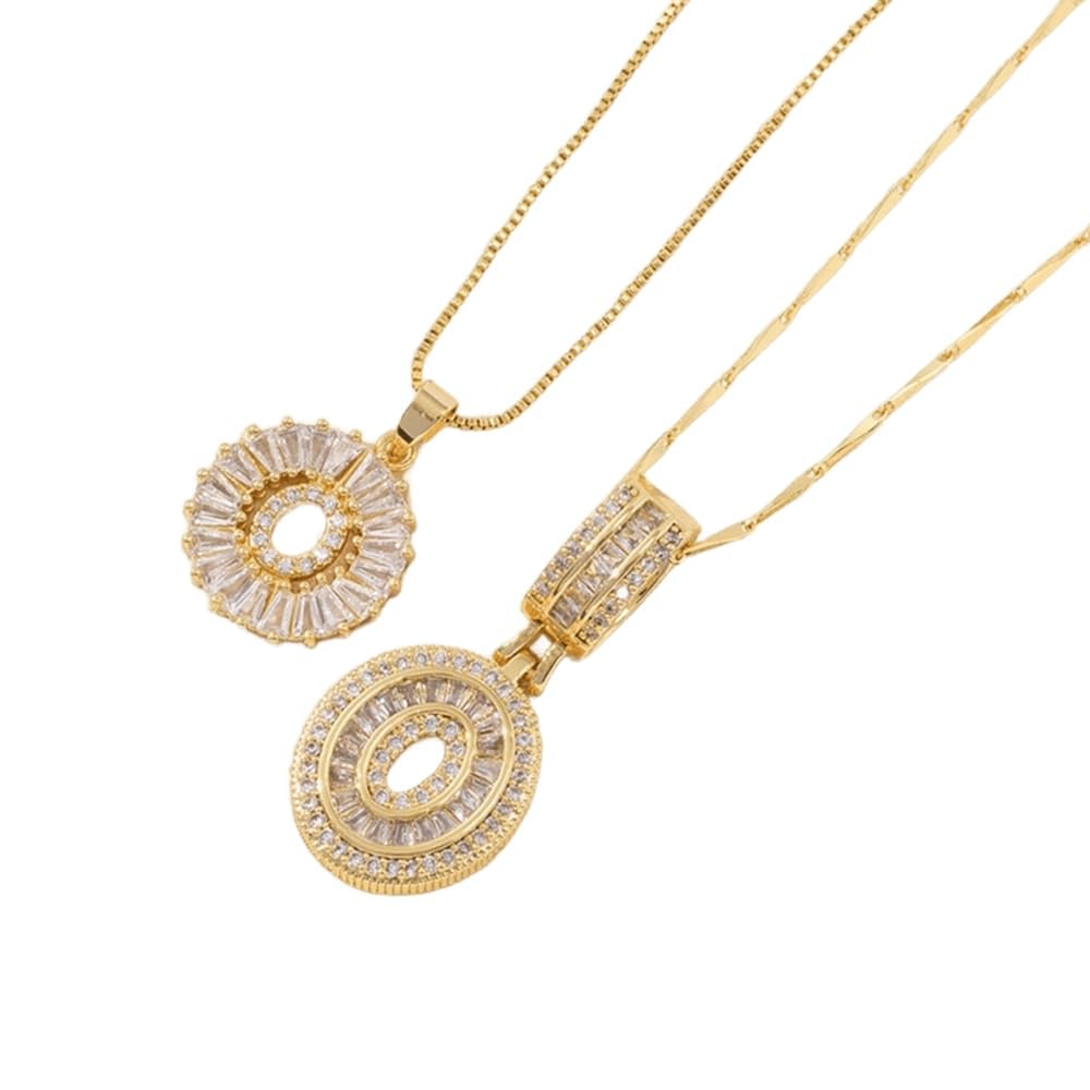 ⭐50% RABATT⭐Alfabetet Hängsmycke Halsband Set