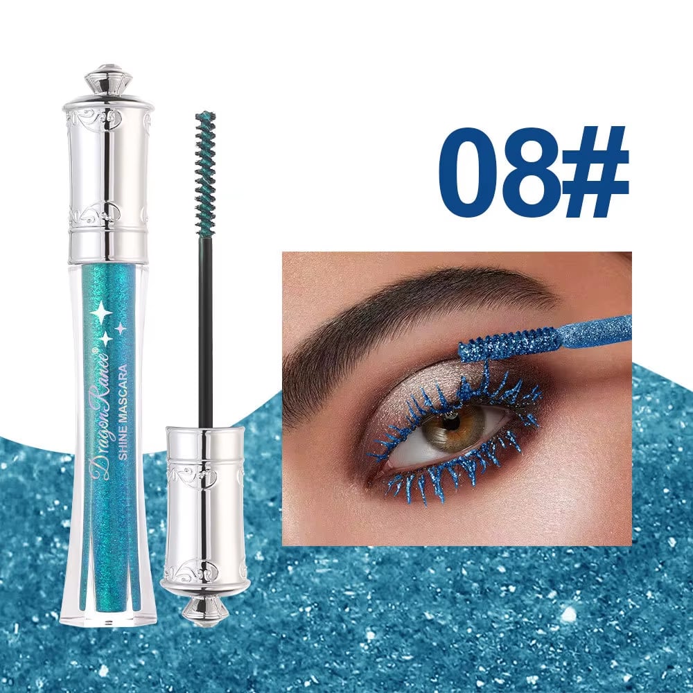 Glittrande Kristalldiamantfärgad Glittermascara