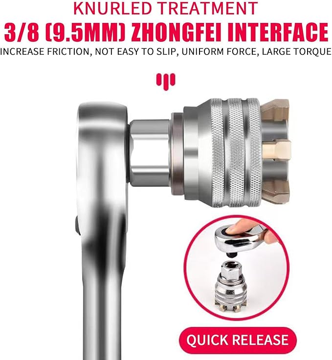 Multifunktions Universal Socket Wrench Tool - Universal Underhållsverktyg