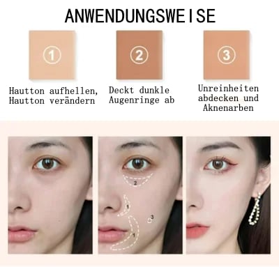 Stor rea med 60% rabattđ3-in-1 Contouring and Brighten Concealer Palette