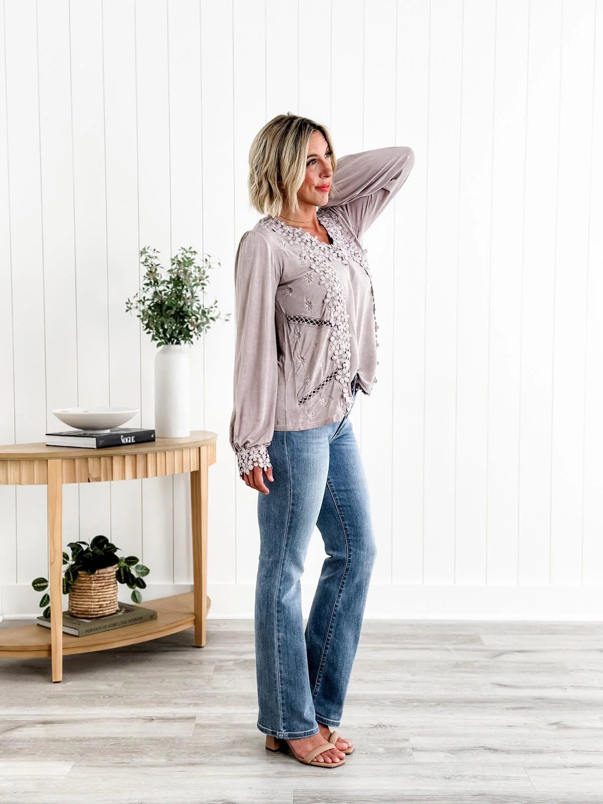Holy Grail Bootcut jeans med magkontroll đ„