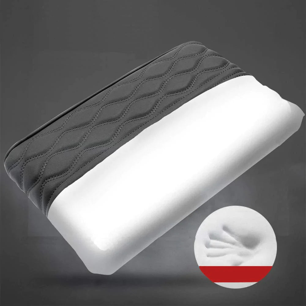 Läder bil armstöd Box Pad