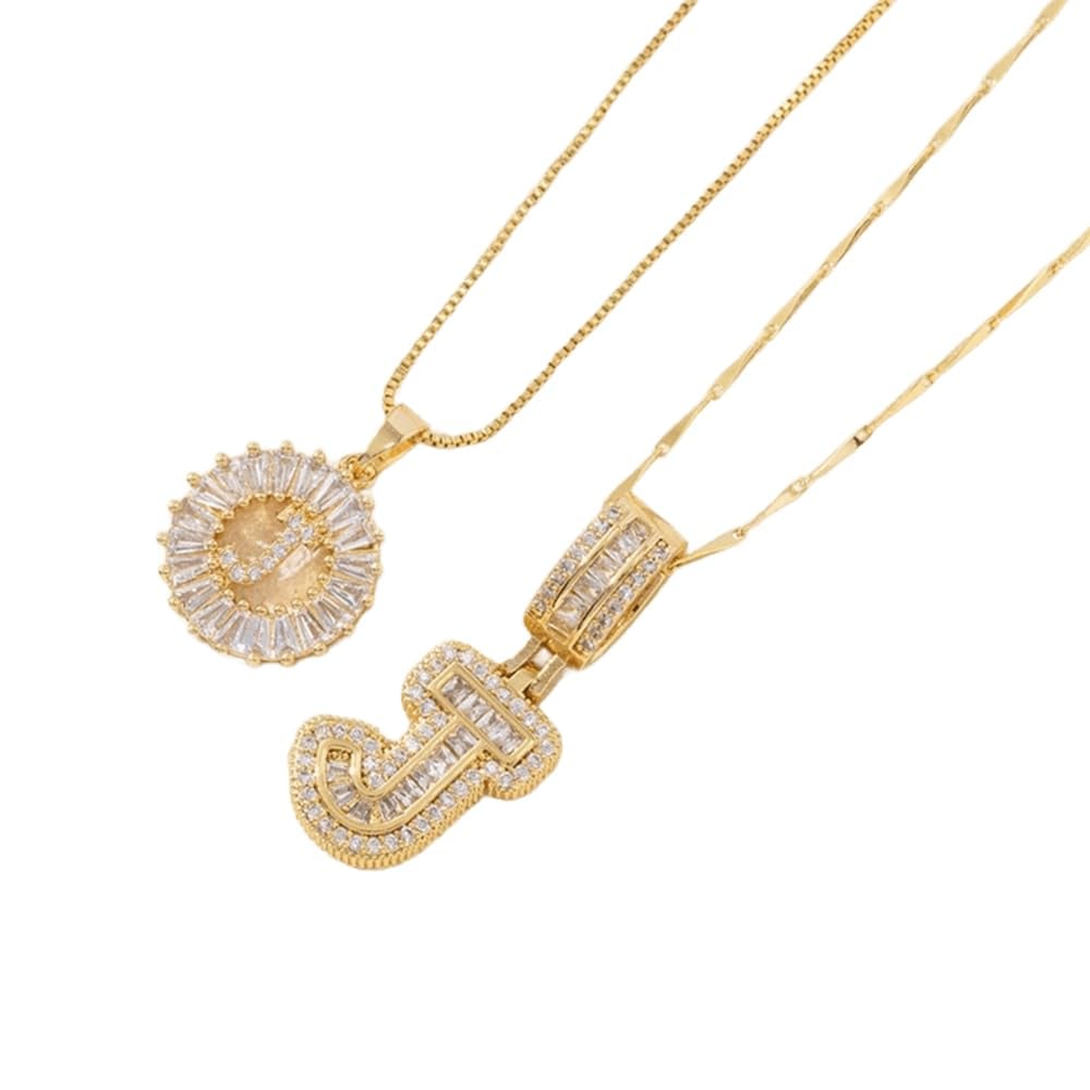 ⭐50% RABATT⭐Alfabetet Hängsmycke Halsband Set