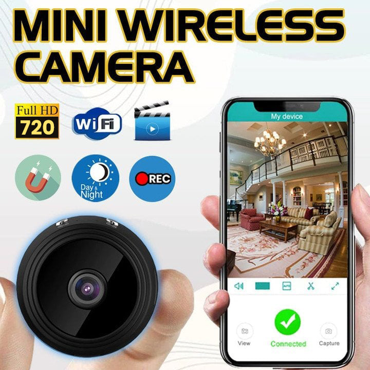 đ„Mini trĂ„dlös magnetisk sĂ€kerhetskamera