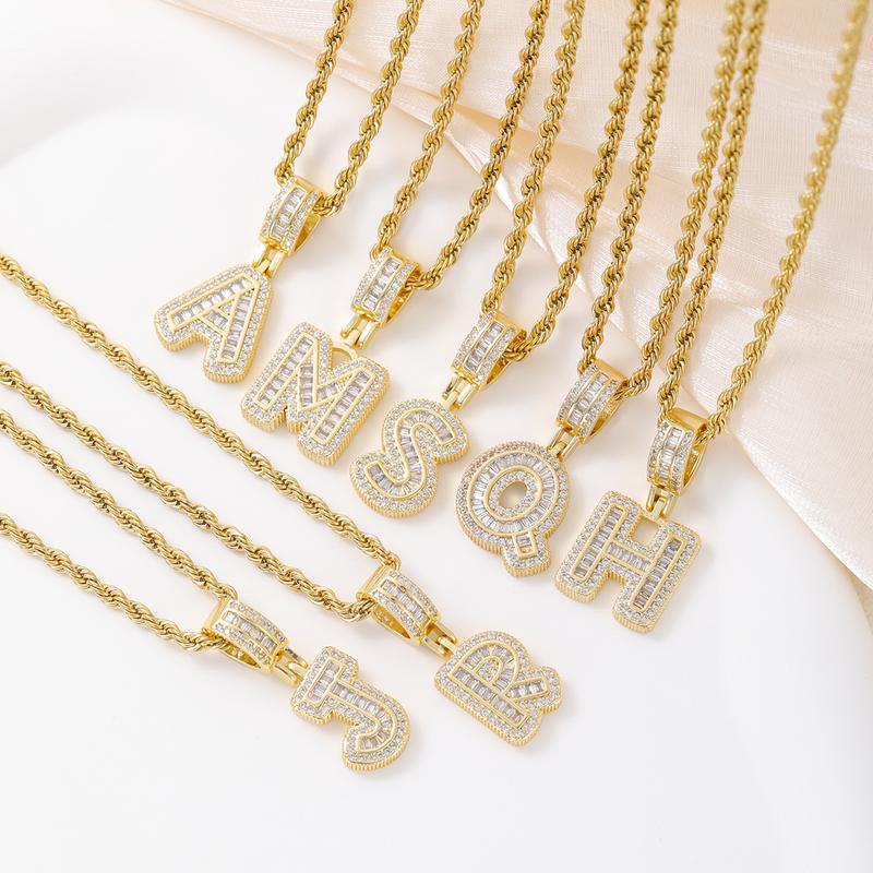 ⭐50% RABATT⭐Alfabetet Hängsmycke Halsband Set