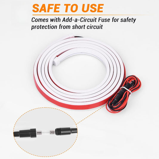 Light strip for car bumper