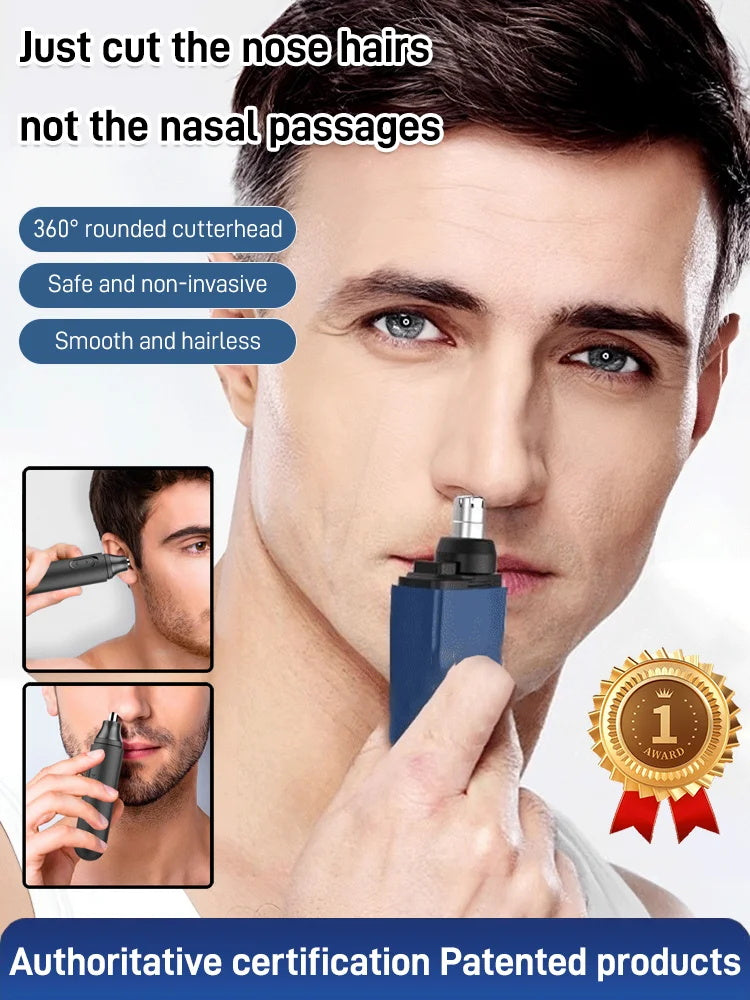 Elektrisk tvättbar unisex näshårstrimmer