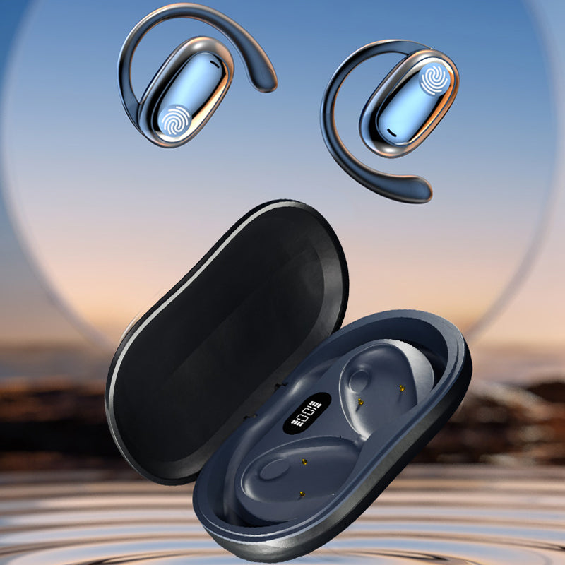 Sportiga hängande Bluetooth-hörlura