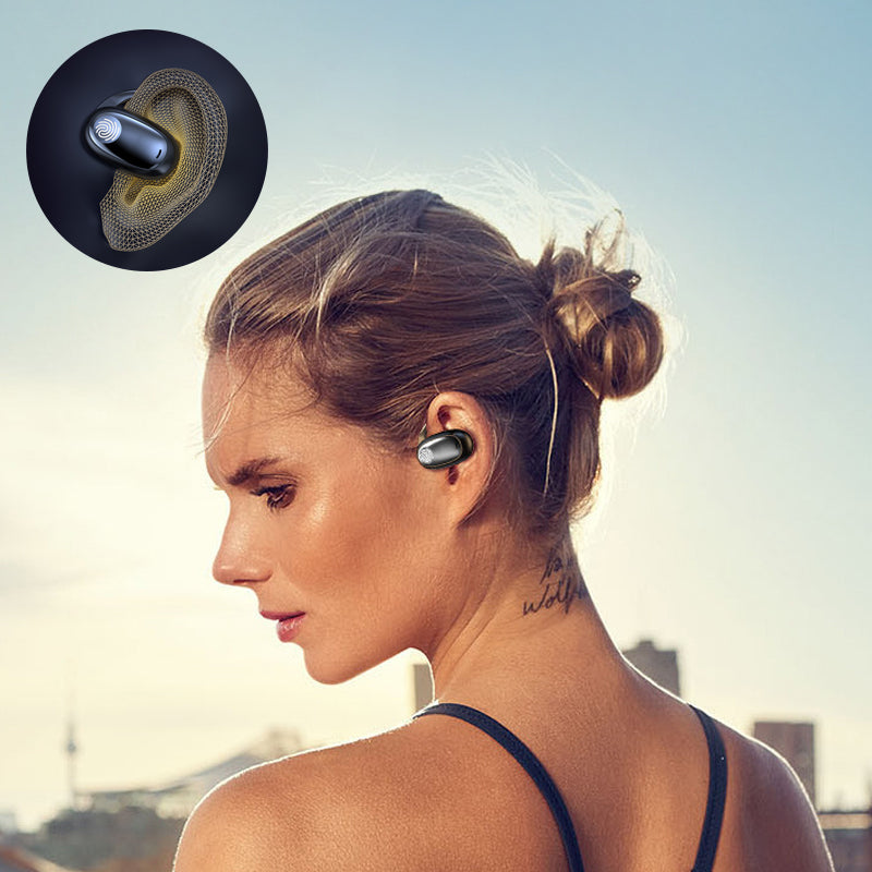 Sportiga hängande Bluetooth-hörlura