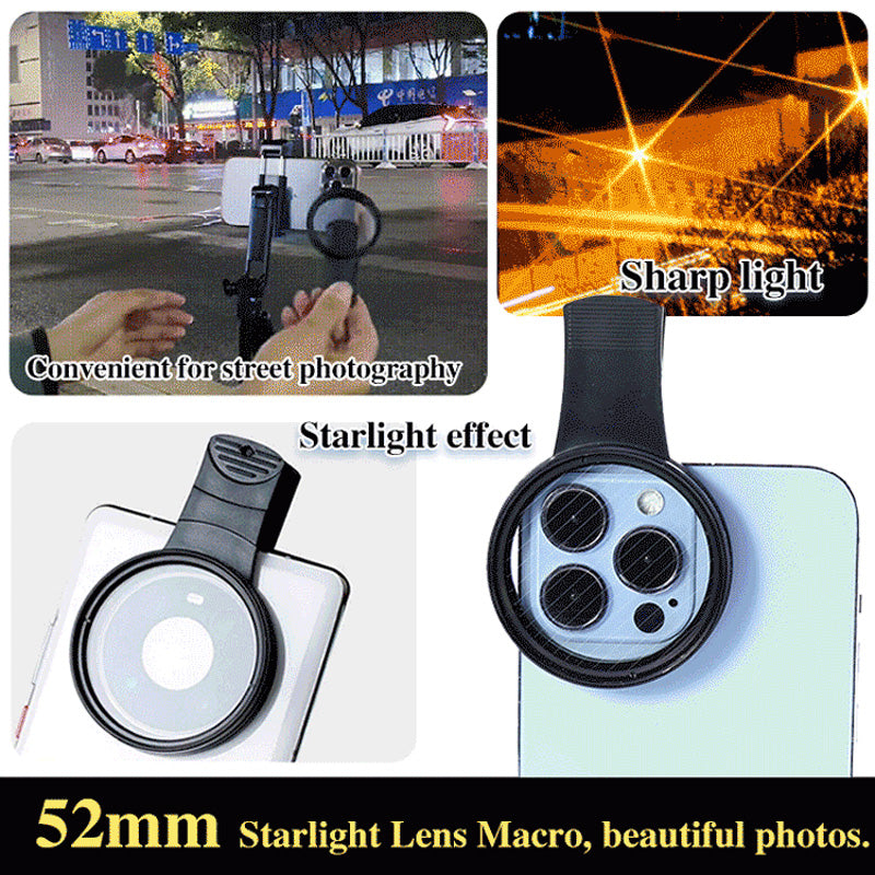 Universal Starlight-objektiv för mobiltelefoner