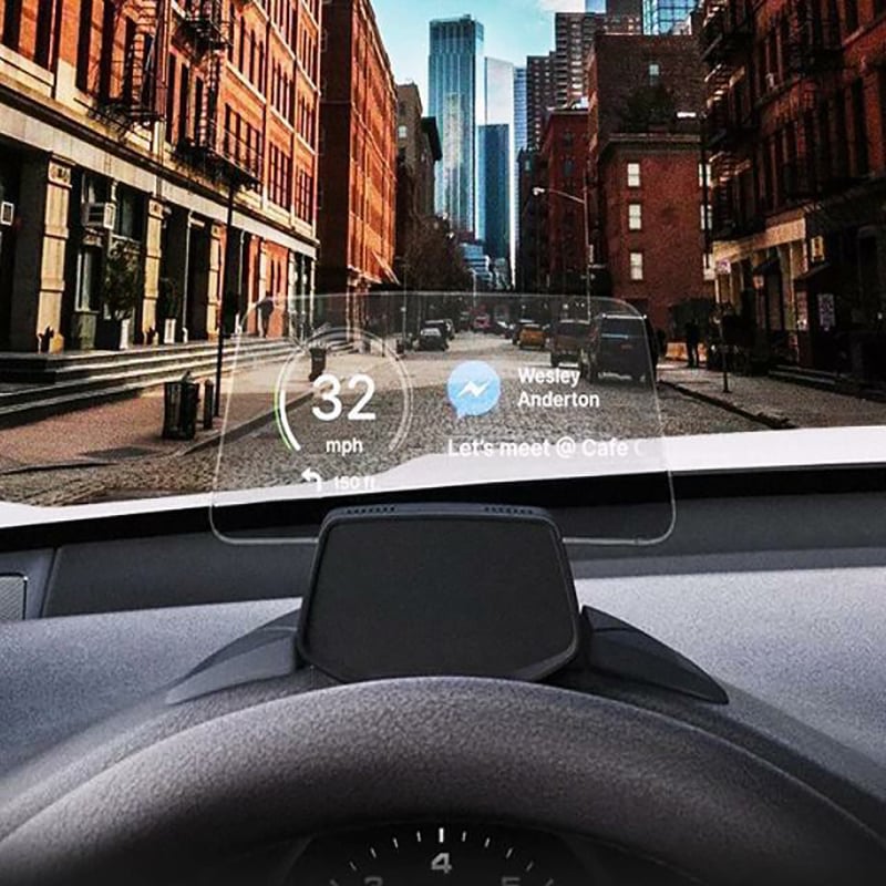 ⚡ På Den Bästa Head Up-Displayen + Trådlös Laddare