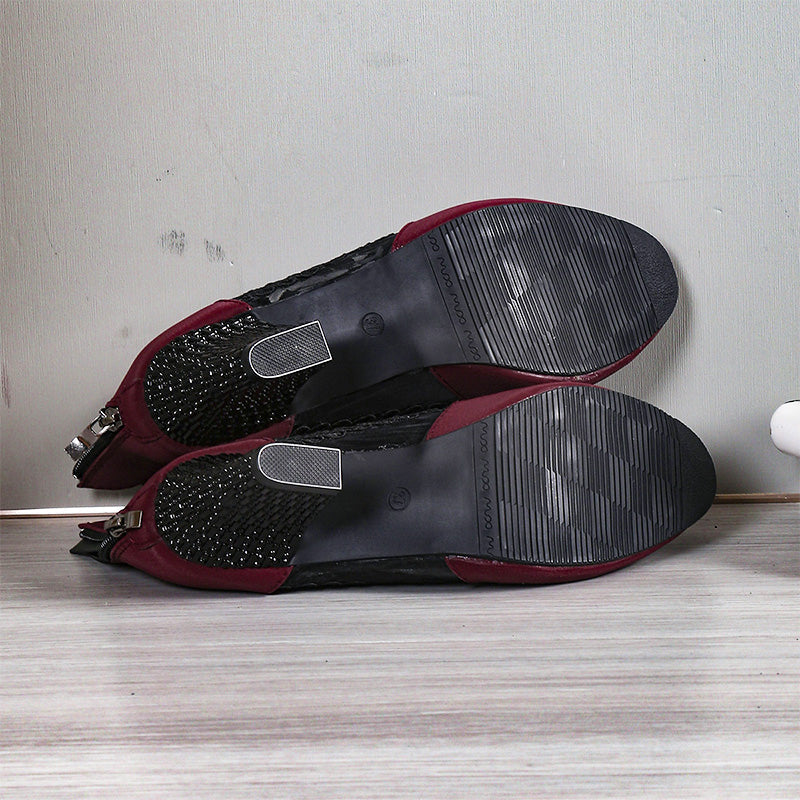 Damen High Heels mit eleganter Spitze für den Sommer/Women's högklackade damklackar med elegant spets för sommaren