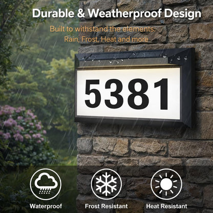 Stainless Steel Doorplate Light