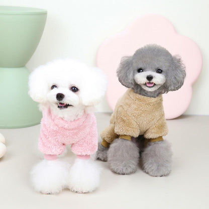 Dragbara Plysch Hundkläder/Pull-on Fleece Dog Clothes