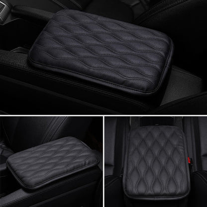 Läder bil armstöd Box Pad