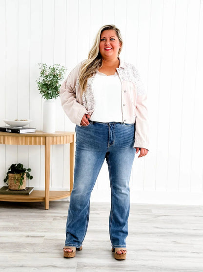 Holy Grail Bootcut jeans med magkontroll 🔥