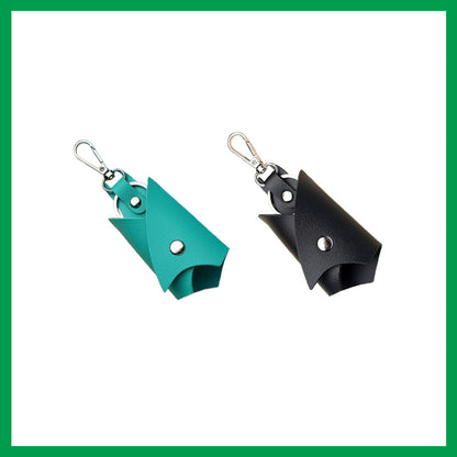 Nyckelring av läderfladdermus/Leather Bat-Shaped Key Protector