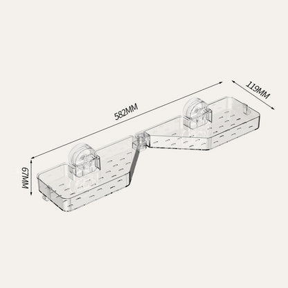 🛁 Roterande handfatställ med sugkopp - din förvaringsartefakt i badrummet! ✨