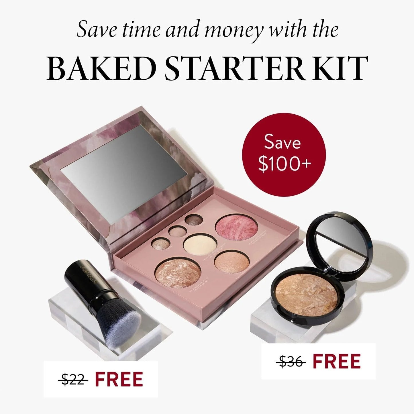 💄Möt en delikat makeup-look och lås upp Baked Starter Kit (3PC)🥐