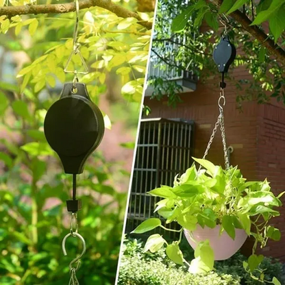 🌳 Utdragbar lyftkorg Trädgårdskrok