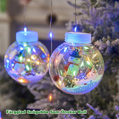 LED Julönskebollar Gardinslinga ✨🎅