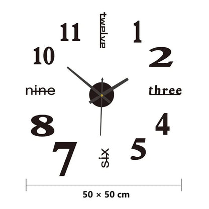 ⏰3D väggdekaler, dekorativa klockor/3D väggdekaler, dekorativa klockor