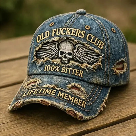 🧢Old F*ckers Club – Vintage baseball ca