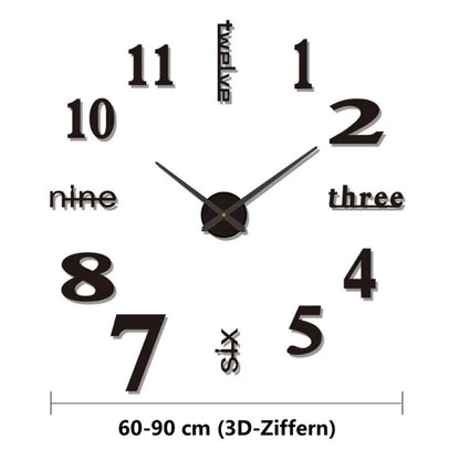 ⏰3D väggdekaler, dekorativa klockor/3D väggdekaler, dekorativa klockor