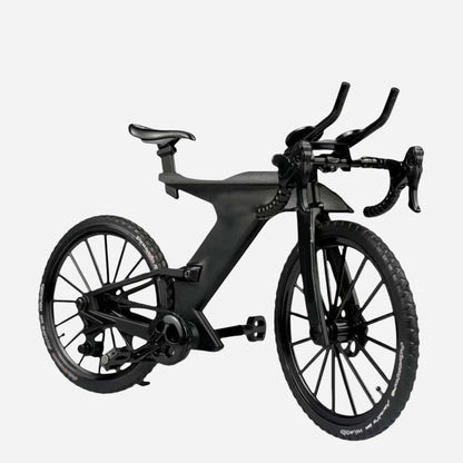 Collectible Alloy Simulation Mountain Bike Model with Front and Rear Suspension