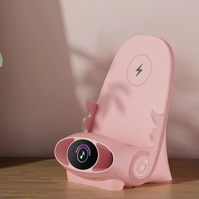 🔥2025 Mini stol Trådlös snabbladdare Multifunktionell telefonhållare - anpassar sig till alla telefoner